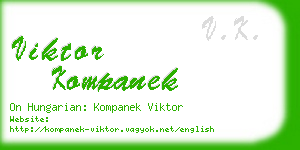 viktor kompanek business card